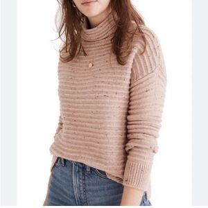 Madewell Donegal Belmont Mock Neck Sweater